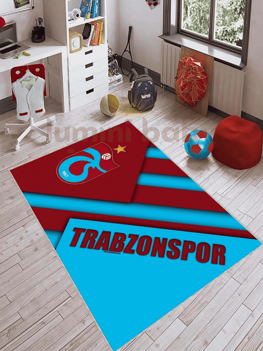 Trabzon Spor 9 Dijital Baskılı Çocuk Halısı