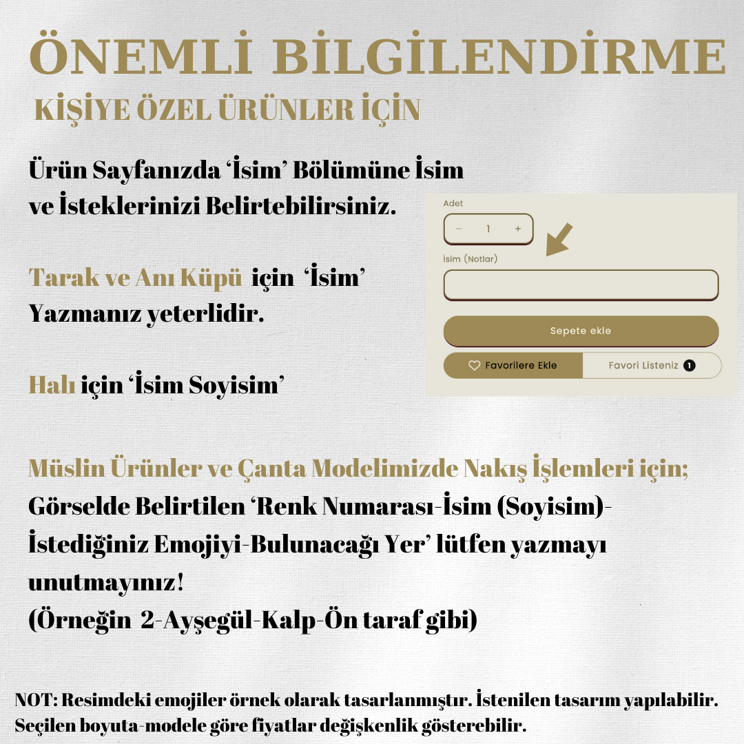 Tek Katlı Bebek Müslin Örtüleri (KİŞİYE ÖZEL)