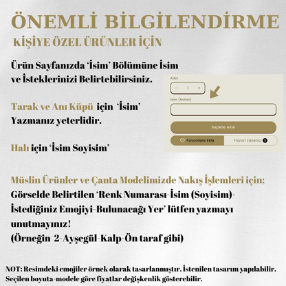 Tek Katlı Bebek Müslin Örtüleri (KİŞİYE ÖZEL)